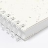 Cahier Éco-responsable Ensemencé Personnalisé Bitar pas cher Couleurs : blanc impression haute définition