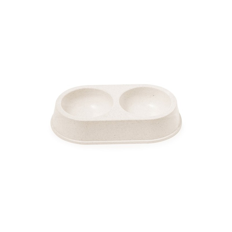 Bol Éco-responsable et Pratique pour Animaux Personnalisé - Tremony Matières : fibre de bambou Couleurs : naturel