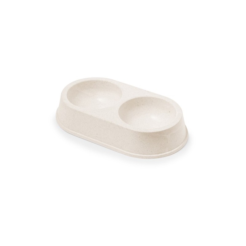 Bol Éco-responsable et Pratique pour Animaux Personnalisé - Tremony Matières : fibre de bambou Couleurs : naturel cadeau entrepr