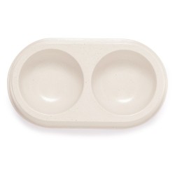 Bol Éco-responsable et Pratique pour Animaux Personnalisé - Tremony Matières : fibre de bambou Couleurs : naturel impression hau