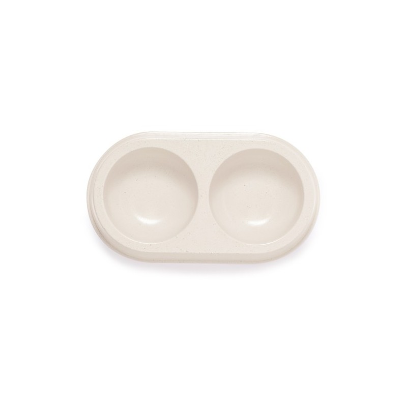 Bol Éco-responsable et Pratique pour Animaux Personnalisé - Tremony Matières : fibre de bambou Couleurs : naturel impression hau