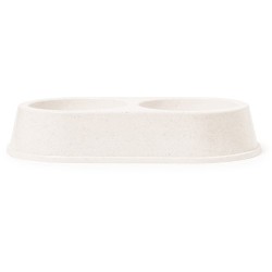Bol Éco-responsable et Pratique pour Animaux Personnalisé - Tremony Matières : fibre de bambou Couleurs : naturel marquage laser