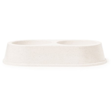 Bol Éco-responsable et Pratique pour Animaux Personnalisé - Tremony Matières : fibre de bambou Couleurs : naturel marquage laser