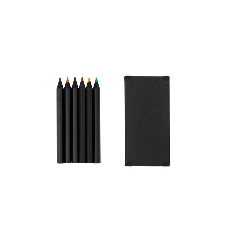 Boîte de Crayons Unique Éco-responsable - Lameiro Matières : carton recyclé Couleurs : noir goodies publicitaire événementiel