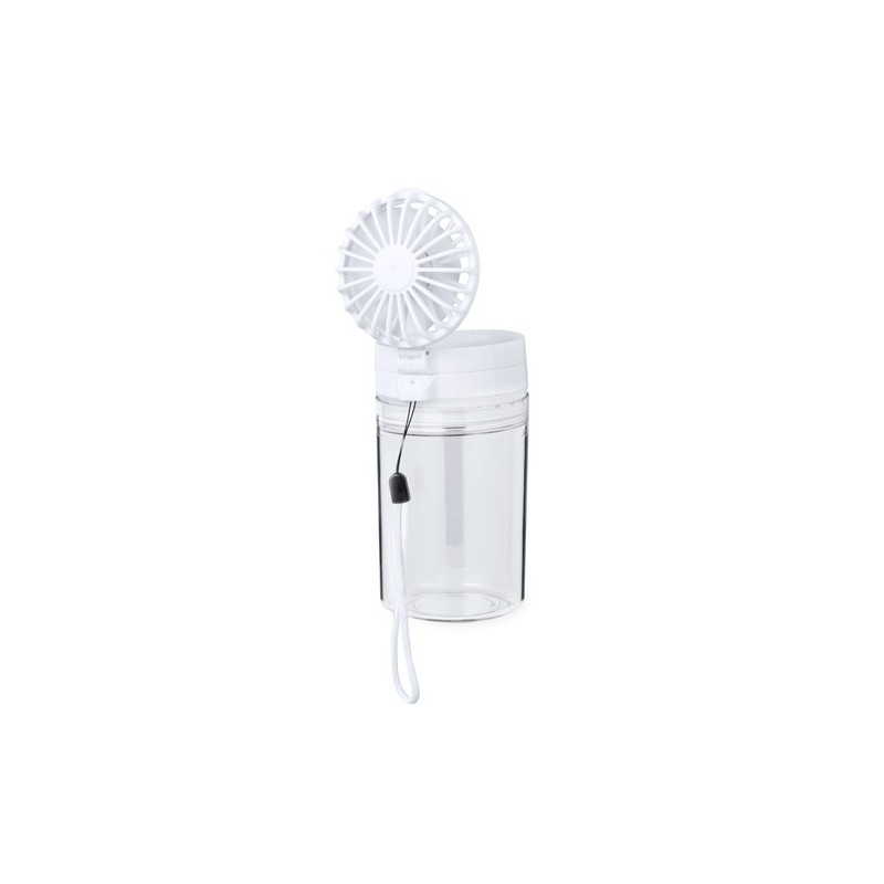 Ventilateur Publicitaire Unique - Zexen Matières : tritan Couleurs : blanc cadeau entreprise pas cher