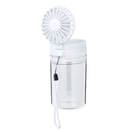 Ventilateur Publicitaire Unique - Zexen Matières : tritan Couleurs : blanc cadeau entreprise pas cher