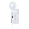 Ventilateur Publicitaire Unique - Zexen Matières : tritan Couleurs : blanc cadeau entreprise pas cher