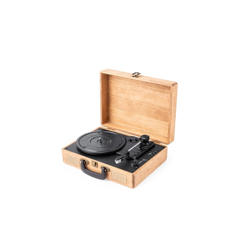 Platine Vinyle Portable Personnalisée - Vinilux cadeau entreprise pas cher