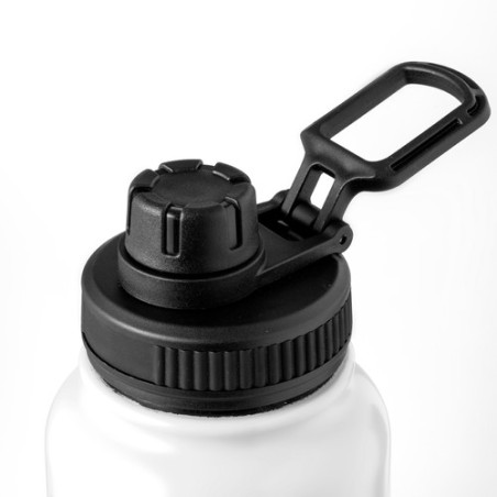 Bidon Isotherme 1L en Acier Personnalisé - Wankex Matières : acier inoxydable Couleurs : noir cadeau collaborateur premium
