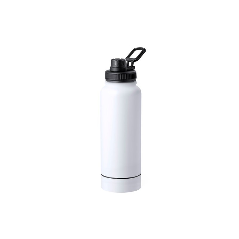 Bidon Isotherme 1L en Acier Personnalisé - Wankex Matières : acier inoxydable Couleurs : noir cadeau affaires élégant