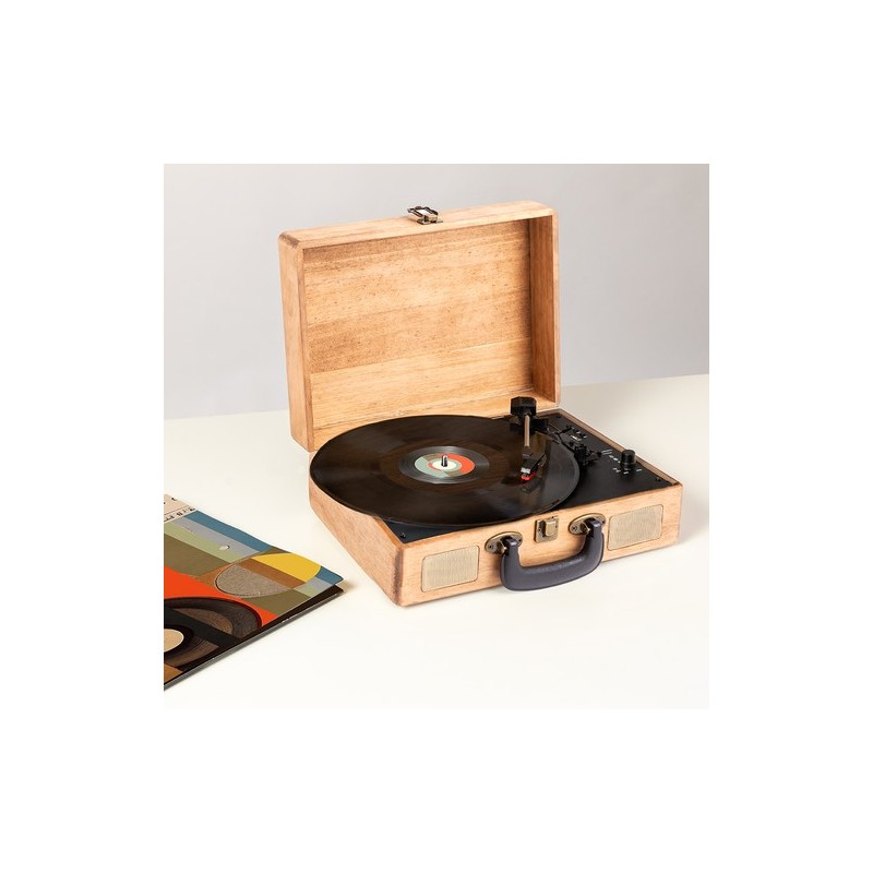 Platine Vinyle Portable Personnalisée - Vinilux impression haute définition