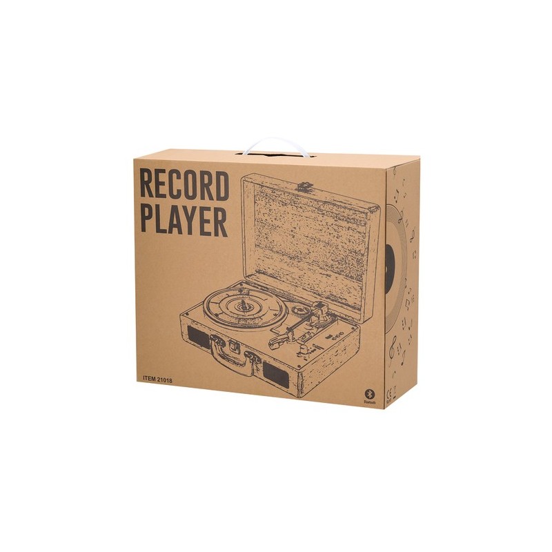Platine Vinyle Portable Personnalisée - Vinilux marquage laser ultra précis