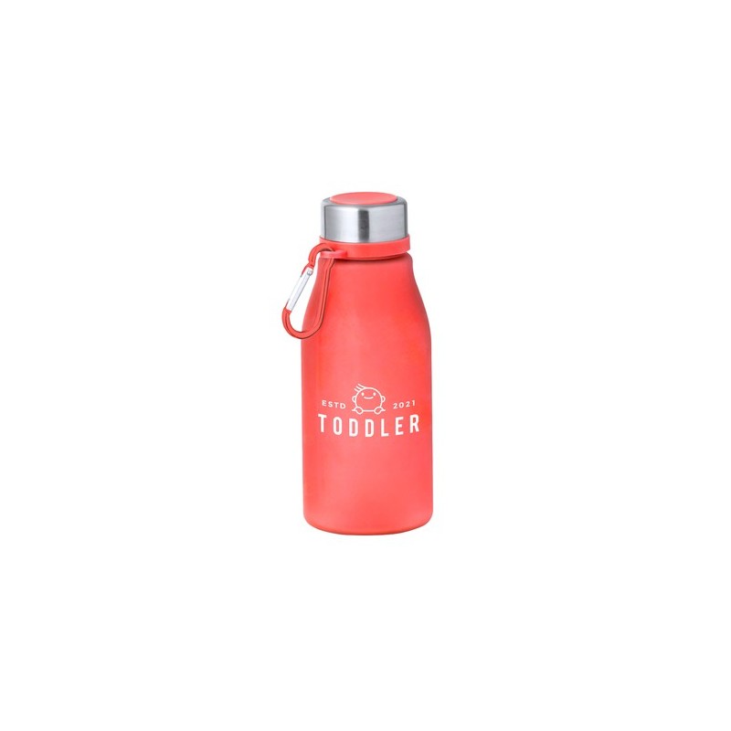 Bidon Éco-responsable Personnalisé 370ml - Katsur Matières : PET recyclé Couleurs : noir goodies personnalisé en stock