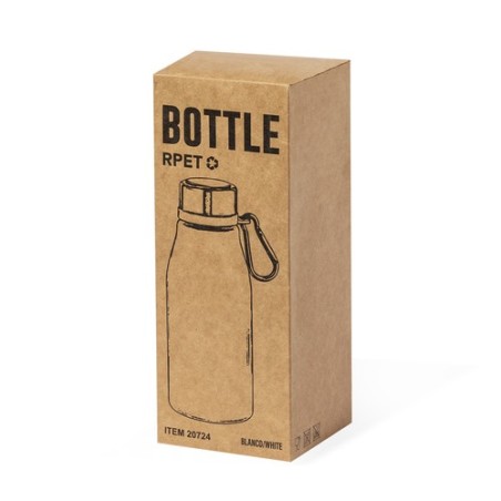 Bidon Éco-responsable Personnalisé 370ml - Katsur Matières : PET recyclé Couleurs : noir impression haute définition
