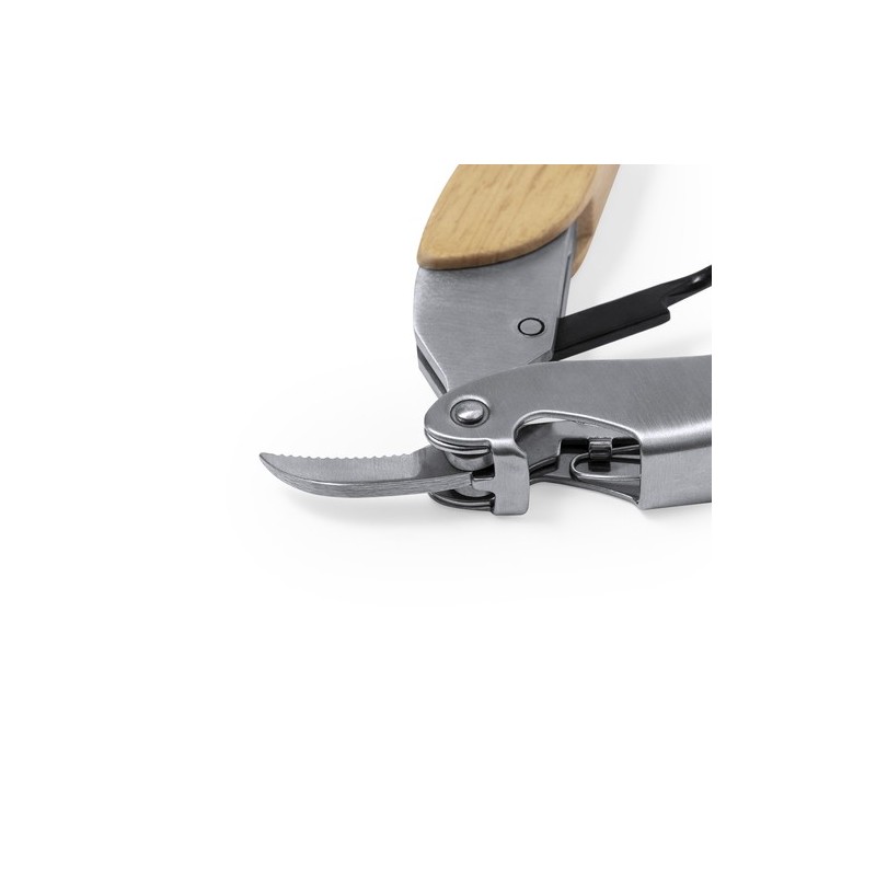 Tire-Bouchon Ouvre Bouteille Personnalisé Économique pour Sommeliers Mansen Matières : bois marquage laser ultra précis