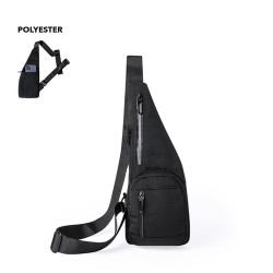 Bandoulière Éco-responsable et Pratique Personnalisée pas cher Fadaok Matières : polyester Couleurs : noir 2