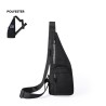 Bandoulière Éco-responsable et Pratique Personnalisée pas cher Fadaok Matières : polyester Couleurs : noir personnalisable avec 