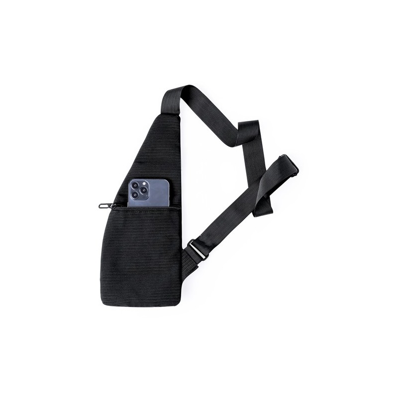 Bandoulière Éco-responsable et Pratique Personnalisée pas cher Fadaok Matières : polyester Couleurs : noir impression haute défi
