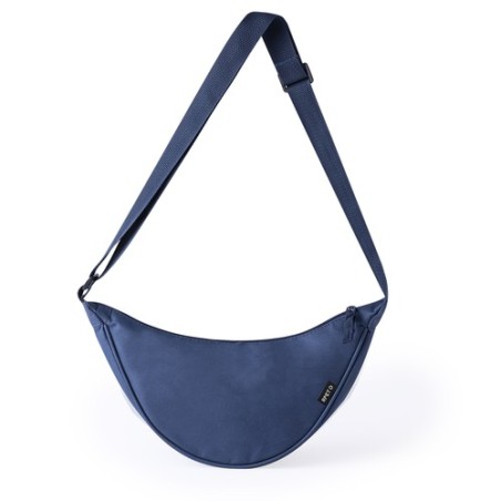 Sac Banane Personnalisé Durable et Stylé - Stiva Couleurs : bleu marine Matières : polyester recyclé goodies personnalisé en sto