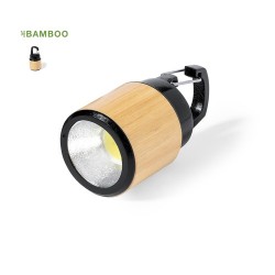 Lampe Éco-responsable et Pratique en Bambou Personnalisée Gus pas cher Matières : bambou