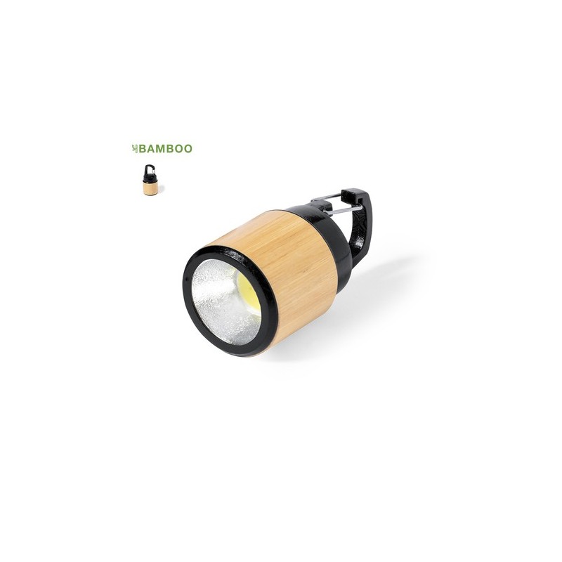 Lampe Éco-responsable et Pratique en Bambou Personnalisée Gus pas cher Matières : bambou