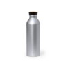 Gourde Éco-responsable Chic en Aluminium Recyclé Claud Matières : bambou Couleurs : bleu cadeau affaires élégant
