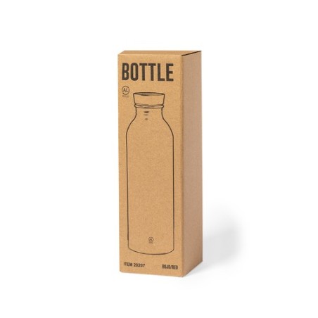 Gourde Éco-responsable Chic en Aluminium Recyclé Claud Matières : bambou Couleurs : bleu livraison express 24h 48h