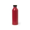 Gourde Éco-responsable Chic en Aluminium Recyclé Claud Matières : bambou Couleurs : noir goodies entreprise design