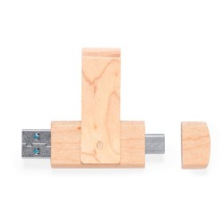 Clé USB Personnalisable 16 Go Kluivert Matières : bois 2
