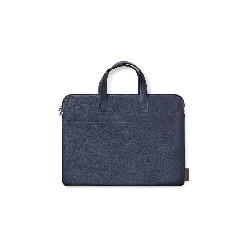 Porte-Documents Éco-responsable Personnalisé et Élégant Poirel à prix réduit Matières : cuir recyclé Couleurs : bleu marine good