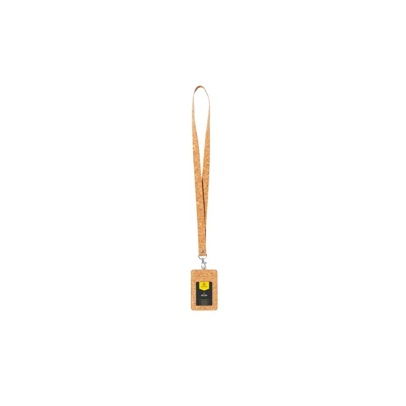 Lanyard Éco-responsable et Pratique Personnalisé Porte-Badge pas cher Beryel cadeau entreprise pas cher