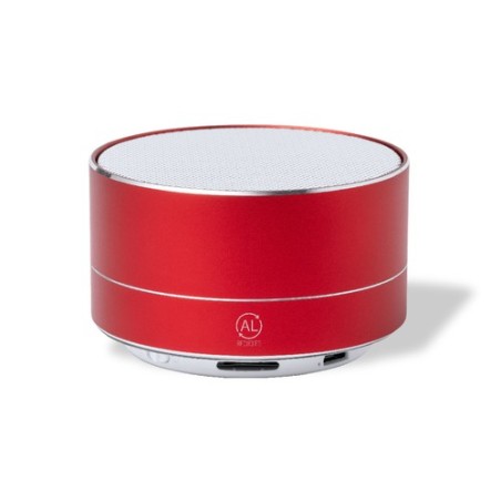 Haut-Parleur Éco-responsable Bluetooth Personnalisé Skind pas cher Matières : aluminium recyclé  Couleurs : noir goodies entrepr
