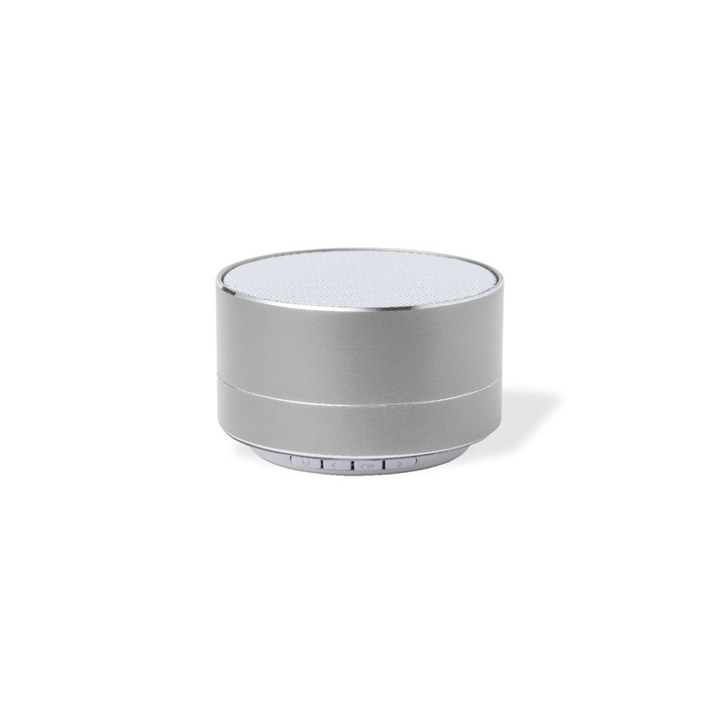 Haut-Parleur Éco-responsable Bluetooth Personnalisé Skind pas cher Matières : aluminium recyclé  Couleurs : rouge goodies public