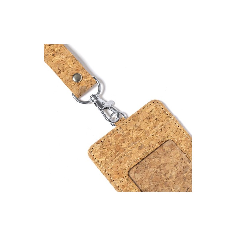 Lanyard Porte-Badge Beryel en Liège Écologique