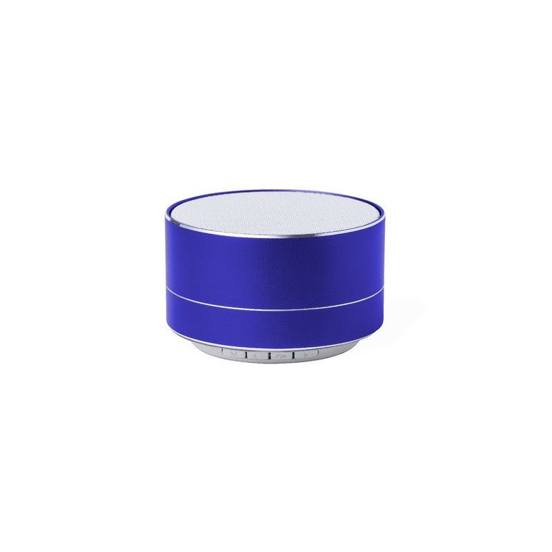 Haut-Parleur Éco-responsable Bluetooth Personnalisé Skind pas cher Matières : aluminium recyclé  Couleurs : bleu personnalisable