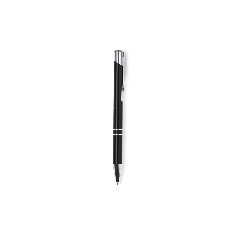 Stylo Éco-responsable et Élégant Personnalisé pas cher - Luggins Matières : aluminium recyclé  Couleurs : noir cadeau affaires é