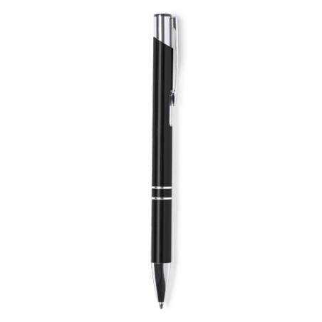 Stylo Éco-responsable et Élégant Personnalisé pas cher - Luggins Matières : aluminium recyclé  Couleurs : noir cadeau affaires é