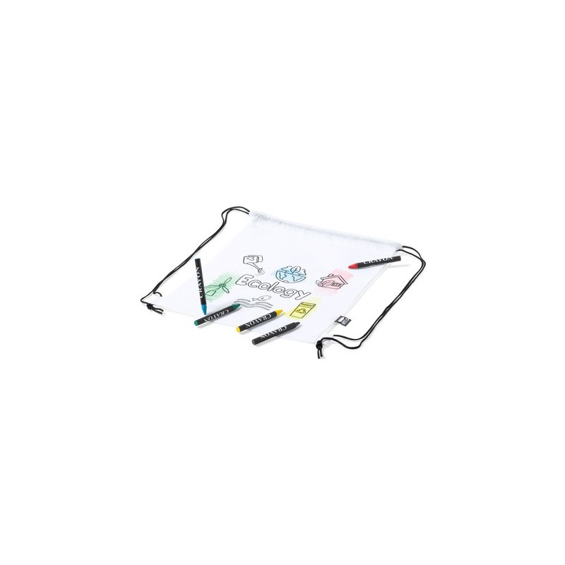 Sac à Dos Éco-responsable Personnalisé avec Trolley Balard Gibut Matières : PET recyclé Couleurs : blanc goodies publicitaire év