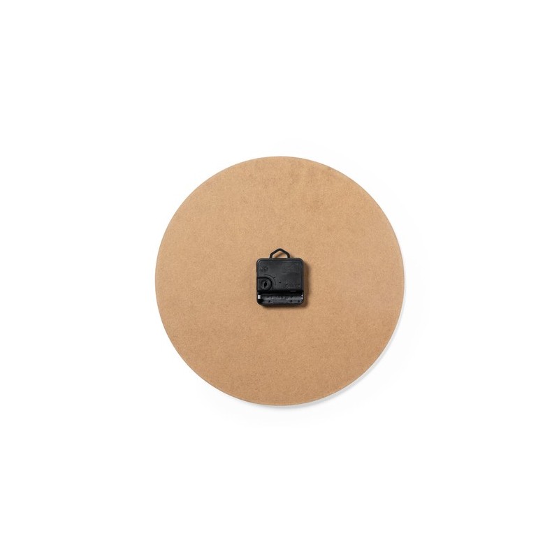 Pendule Murale Personnalisable Kajim Matières : MDF Couleurs : blanc cadeau entreprise pas cher