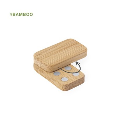 Cadeau d'Entreprise Antistress Éco-responsable en Bambou - Bover Matières : bambou