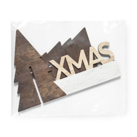 Ornement de Noël Personnalisé Gemind Matières : bois impression haute définition