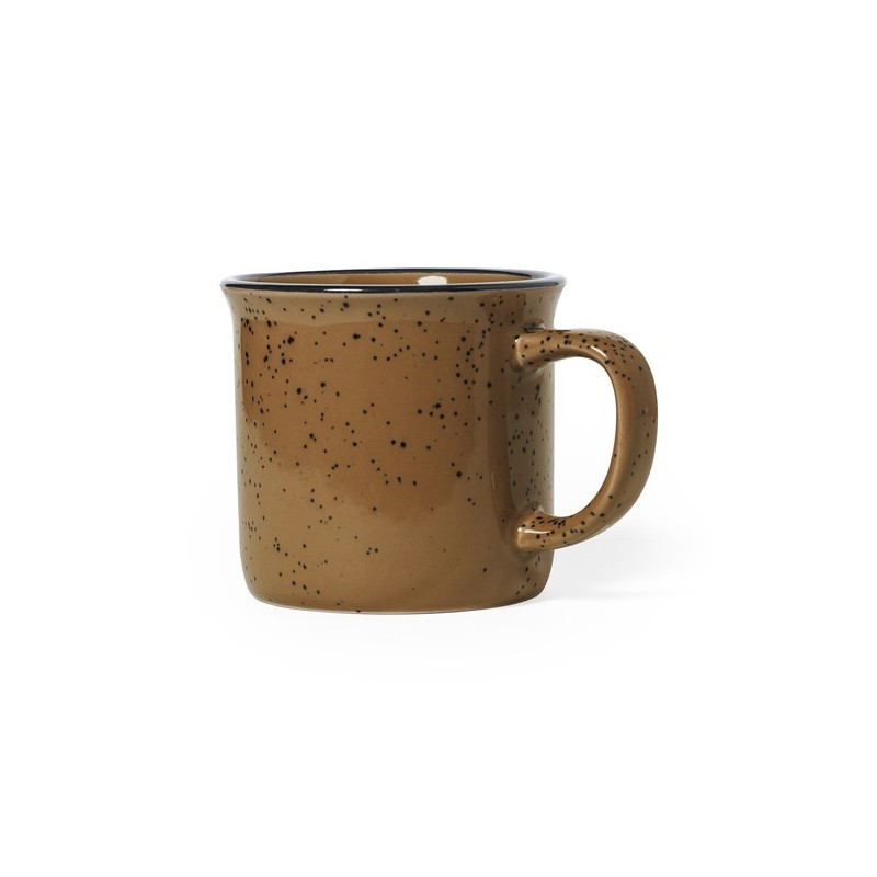 Mug Vintage Personnalisable Éco-responsable - Tasse Lanay Matières : céramique Couleurs : marron
