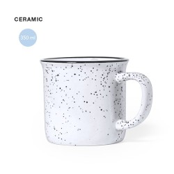 Mug Vintage Personnalisable Éco-responsable - Tasse Lanay Matières : céramique Couleurs : marron 2