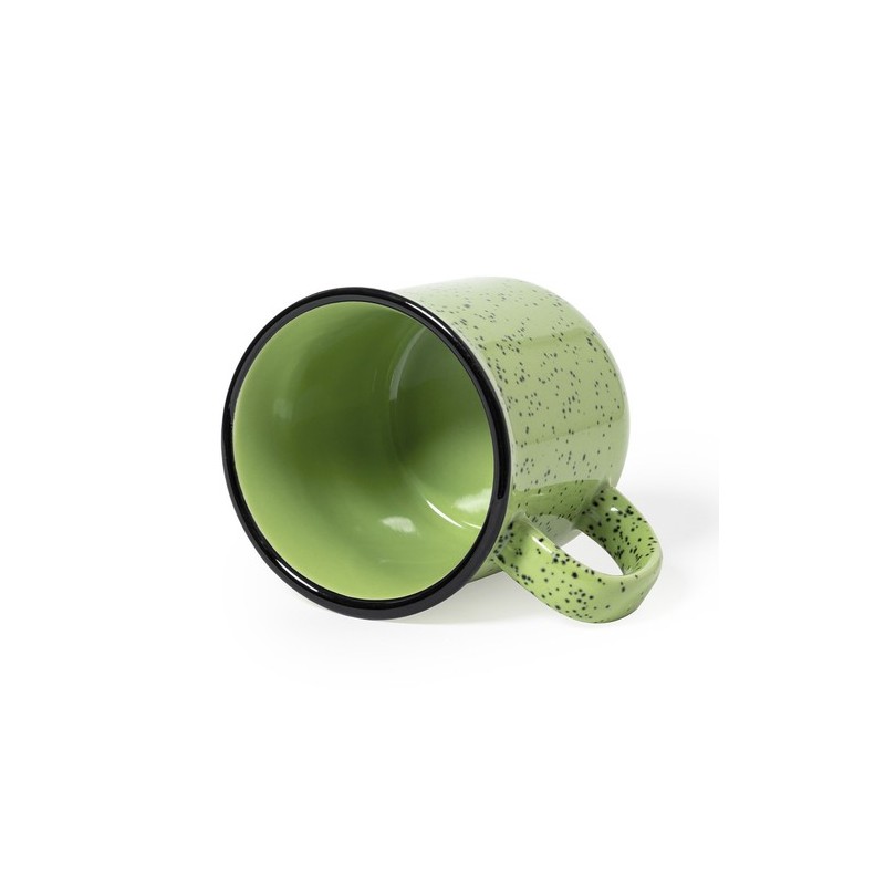 Mug Vintage Personnalisable Éco-responsable - Tasse Lanay Matières : céramique Couleurs : marron cadeau collaborateur premium