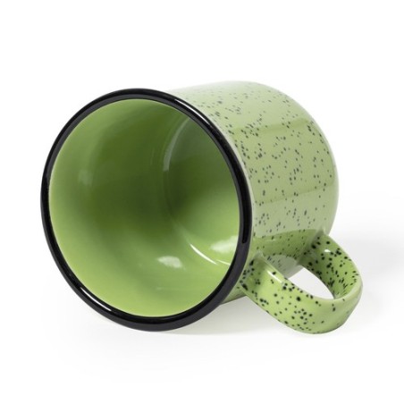 Mug Vintage Personnalisable Éco-responsable - Tasse Lanay Matières : céramique Couleurs : marron cadeau collaborateur premium