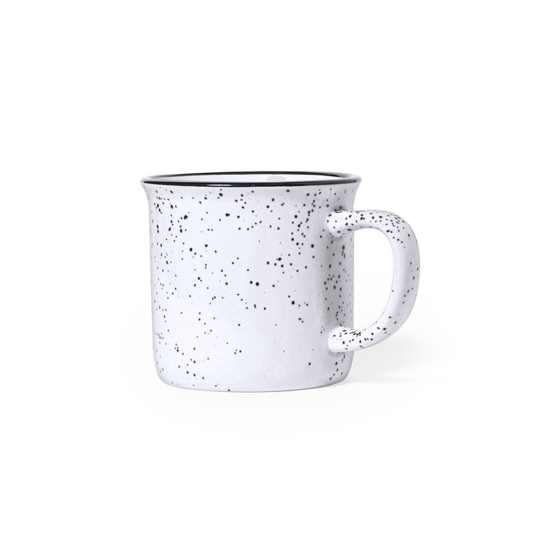 Mug Vintage Personnalisable Éco-responsable - Tasse Lanay Matières : céramique Couleurs : marron cadeau affaires élégant
