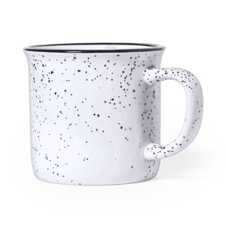 Mug Vintage Personnalisable Éco-responsable - Tasse Lanay Matières : céramique Couleurs : marron cadeau affaires élégant