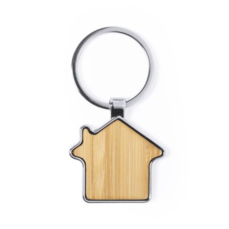Porte-Clés Publicitaires Personnalisés Cutum Matières : bambou personnalisable avec votre logo