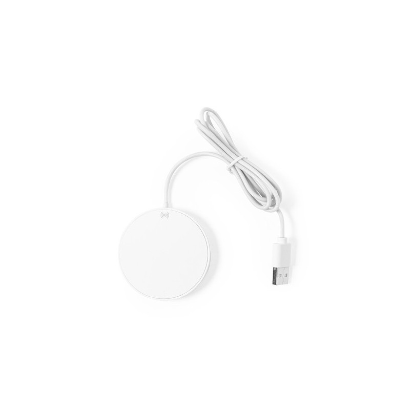 Chargeur Éco-responsable Pratique Personnalisé Pas Cher - Dixlem RCS Matières : ABS recyclé Couleurs : blanc