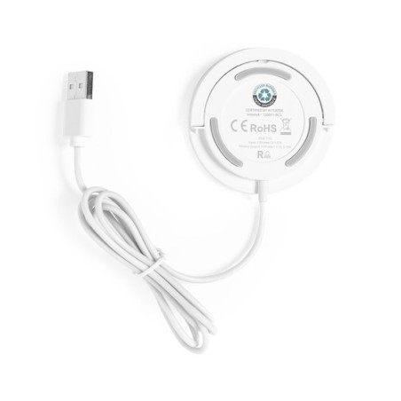 Chargeur Éco-responsable Pratique Personnalisé Pas Cher - Dixlem RCS Matières : ABS recyclé Couleurs : blanc goodies publicitair